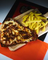 Milanesa gourmet de cabra