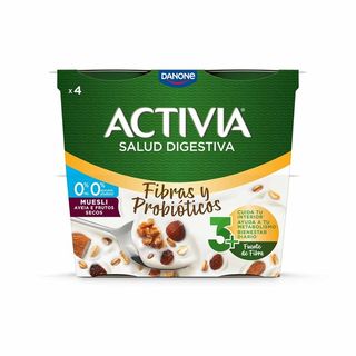 Activia Fibra Muesli 0% 4X115