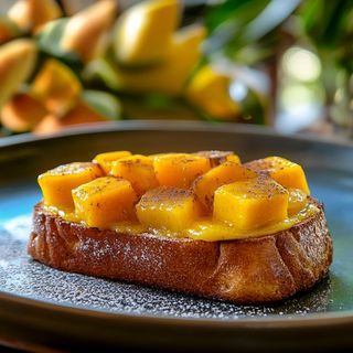 Torrija De Abuela Con Mascarpone Y Fruta De La Pasión (130 G.)
