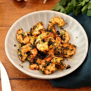 Crevettes Gris À La Persillade