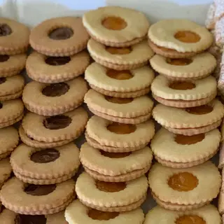 Occhi di bue cioccolata