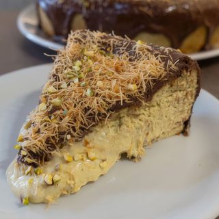 Porción de Cheesecake de Chocolate Dubai