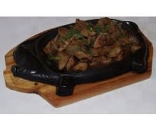 N20. Пилешки дробчета върху метална плоча (600г)