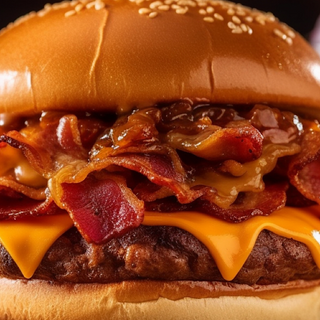 DOUBLE Bacon Cheese BURGER