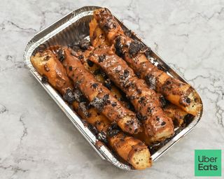 Ración de Porras con Nutella y Oreo