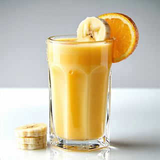 Sumo de Banana e Laranja