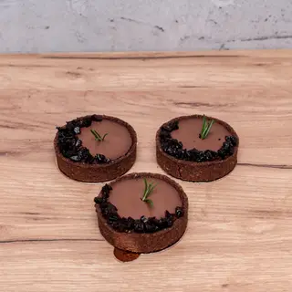 Tartaletka Czekoladowo Śliwkowa 8cm
