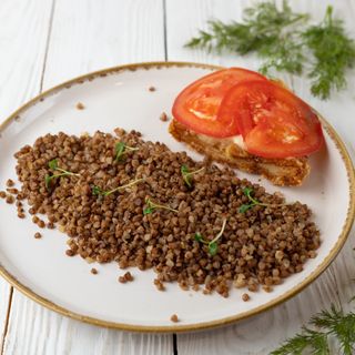 Гречана каша з м'ясом по-французьки