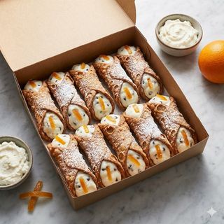Box da 10 cannoli ricotta