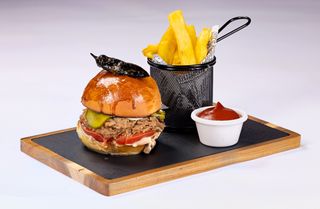 Бургер с дърпано свинско