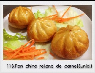 Pan Chino Relleno De Carne (6 Uds.)