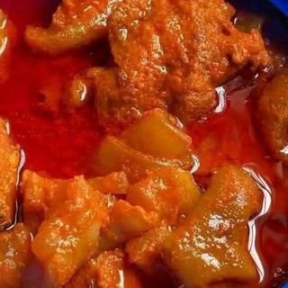 Cow leg stew & white rice 