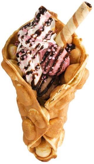 Bubble Waffle Doble Sabor