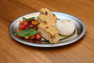 Burrata; cherry tomato & home made Foccacia
