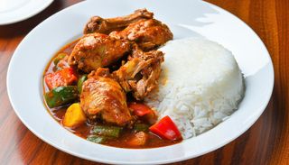 Chicken Stew With Ugali/Rice