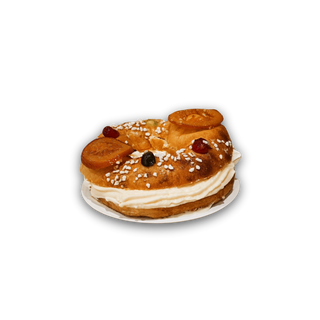 Roscón pequeño de crema