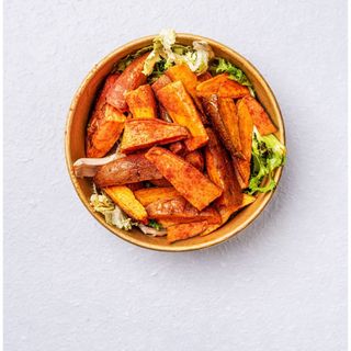Sweet potato wedges bowl