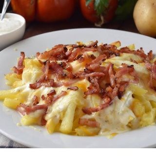 patatas rancheras con bacon
