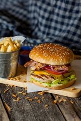 Grilled chicken бургер