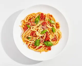 Raviolli ricotta al pomodoro
