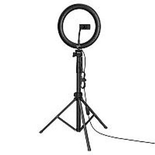 Кольцевая лампа Hoco LV02 30 см черный