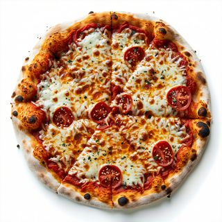 Pizza alla pala Margherita mezzo metro