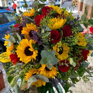 Girasoles y Rosas talla M