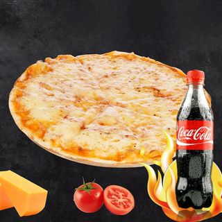 პიცა მარგარიტა ედამით 8ნაჭრიანი  კოკა-კოლა კლასიკი - 0,5ლ