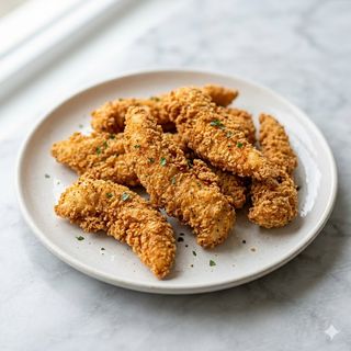 Plato De Tiras De Pollo