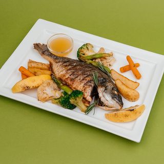 Дорадо на гриле