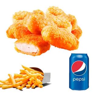 Menú Nuggets De Pollo (6 Uds.)