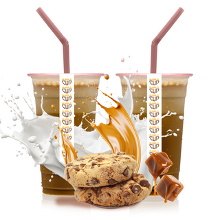 2 iced happy caramel + 2 cookies chocolat