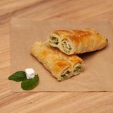 Rollini with Brynza & Spinach