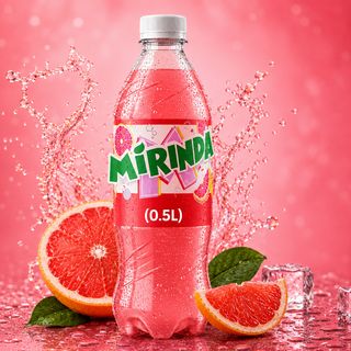 Mirinda RÓŻOWEGO GREJPFRUTA (0.5 L)
