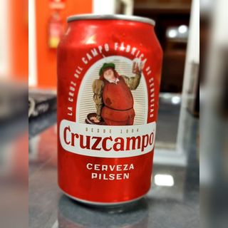 CERVEZA CRUZ CAMPO LATA 330ML.