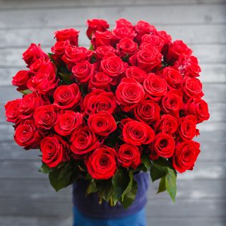 Bukiet z 10 róż czerwonych 