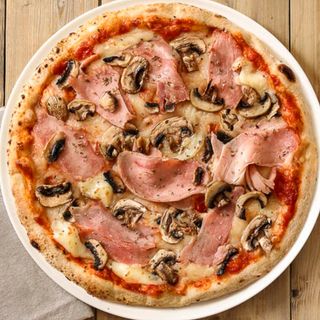 Jamón y champiñones 