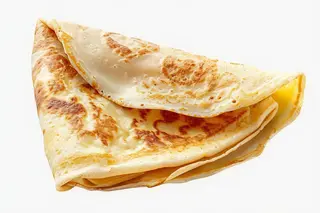 Crepe de dulce de leche