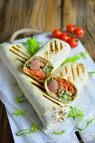 Хот-дог в лаваші