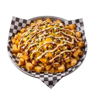Patatas Con Carne Y Queso