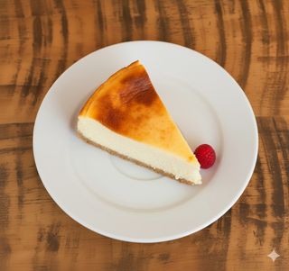 Tarta de queso cheesecake (porción)