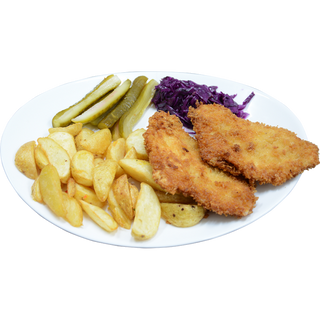 Meniu Snițel în pesmet Panko
