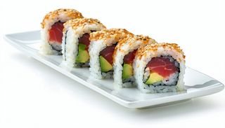 Uramaki maguro roll. 8 pezzi