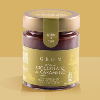 Crema spalmabile al cioccolato e caramello salato
