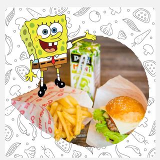 Крабсбургер комбо	