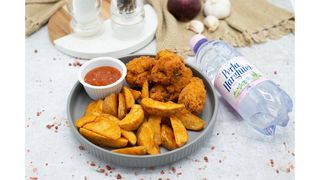 Chicken wings,apa plata