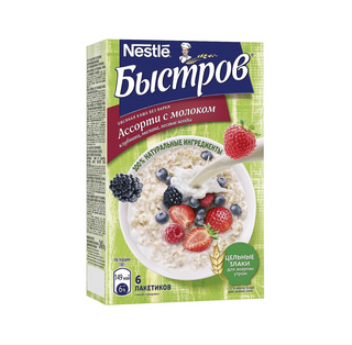 Շիլա վարսակի «Nestle Быстров» 240գ