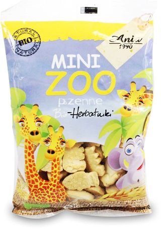 Ciasteczka mini zoo BIO 100g - BIO ANIA
