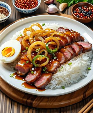 THIT KHO TO - Porc caramel si orez