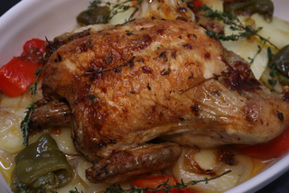 Medio Pollo Asado
